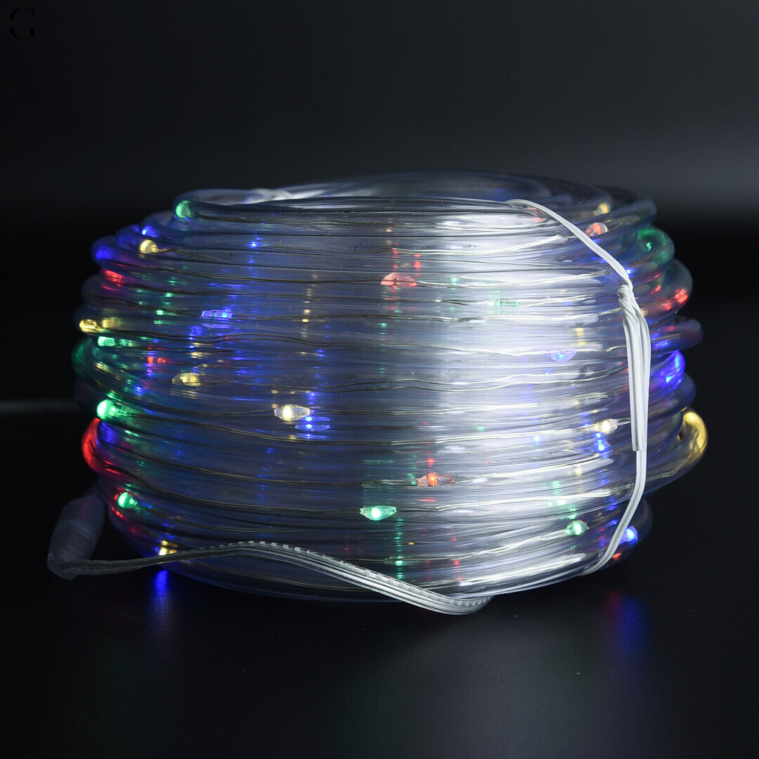 Светодиодная солнечная лента IP65 20 м/200 LED мультиколор желтый